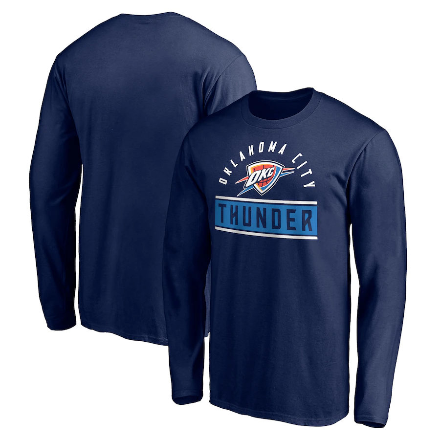 Men Oklahoma City Thunder  long T Shirt 2025 style 2->nba t-shirts->Sports Accessory